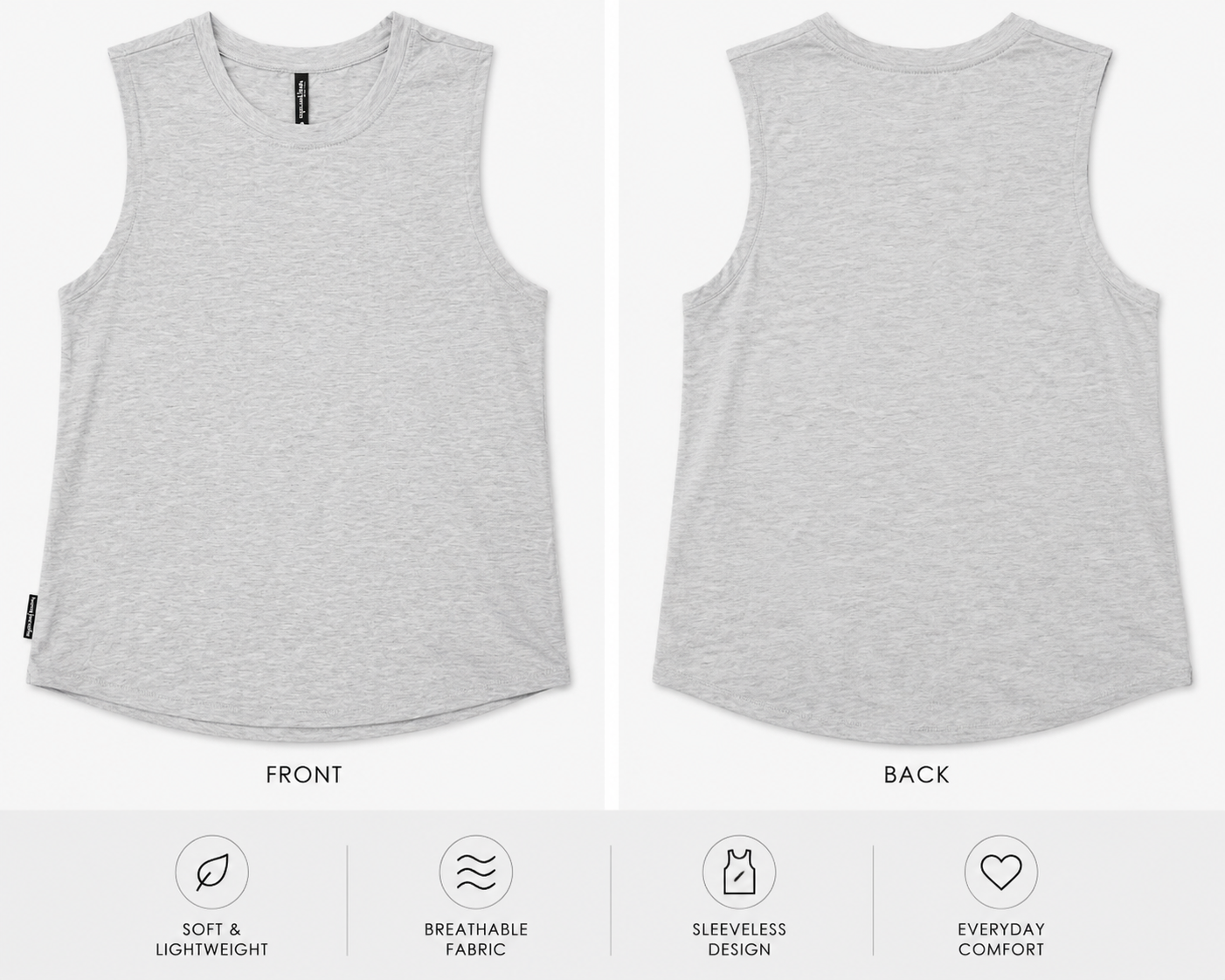Sugar & Buns Women’s Sleeveless Tank Top | Soft Lightweight Knit | Multiple Colors